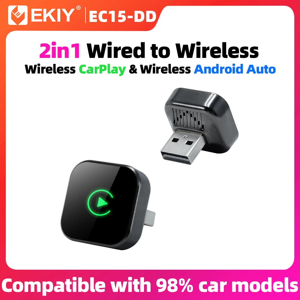 kf-Sd69a0fa1ef754576a9677ddb0fb0ee3bN EKIY Wireless CarPlay Dongle Wireless Android Auto Adapter 2in1 Car Intelligent Systems AI Smart Box For Car With Wired CarPlay - Image 1