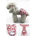 Washable Female Pet Physiology Pants Printed Anti-Nuisance Diaper Easy to Wear and Reusable Suitable for Menstruating Girl Dog - Image 5