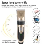 Cordless Pet Supplies Pet Hair Clipper Electric Scissors Haircut Trimmer Shaver Set For Dog Rabbit Cat Puppy Grooming Cutter - Image 6