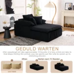 46cm high reclining sofa, - Image 3