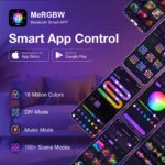 8/12/20 PCS Smart Hexagon Wall Light Color Changing Ambient - Image 5