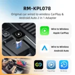 2in1 Wireless CarPlay Dongle Wireless Android Auto Adapter - Image 2