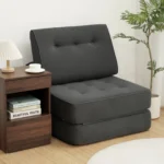 Folding Sofa Bed Couch Fold Out Chair Bed with Pillow, Convertible - Image 2