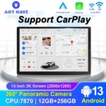 13 inch A7870 Android 13 Car Radio GPS Navigation Automotive Multimedia Video Player Wireless CarPlay Android Auto For Universal