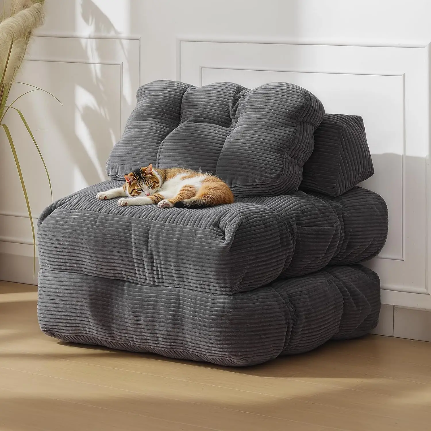 kf-Sed7086f7496149339ff273ebee5c2706j Folding Sofa Bed Convertible Sleeper Chair with Pillow Foldable - Image 1