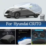For Hyundai CSUTO Car Cover Outdoor Protection Covers Snow Sunshade Waterproof Dustproof Exterior UV Car Accessories