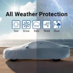For Hyundai CSUTO Car Cover Outdoor Protection Covers Snow Sunshade Waterproof Dustproof Exterior UV Car Accessories - Image 5