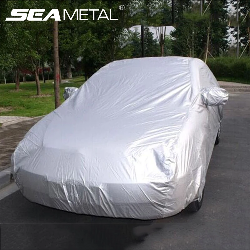 kf-Sfc5c36d17979471688c6d32328ecf0caZ Universal Full Car Cover Rain Frost Snow Dust Waterproof Protection Exterior Car Protector Covers Anti UV Outdoor Sun Reflective - Image 1