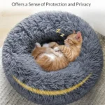 40-90cm 6 Sizes Round Pet Bed for Large Dog Bed Super Soft Cat Bed Plush Dog House for Medium Dog House Winter Warm Sleeping - Image 2