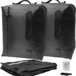 ZPO Travel Vacuum Kit with Wireless Electric Pump, Compression Packing Cubes for Clothing - Transparent Viewing Window for Carry