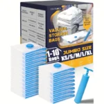 Vacuum Storage Bags For Clothes,Bedding,Space Saving Bags Storage Vacuum Seal Packet,Folding Compressed Organizer Bag