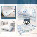 Vacuum Storage Bags With Valve Folding Compressed Space Saving Clothes Storage